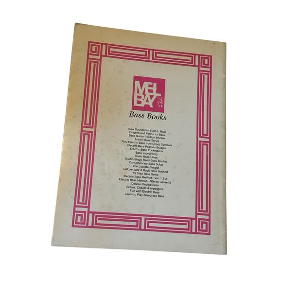 VTG Mel Bay Electric Bass Book Vol 1 Roger Filiberto 1963 Chords Instruction - Picture 2 of 4
